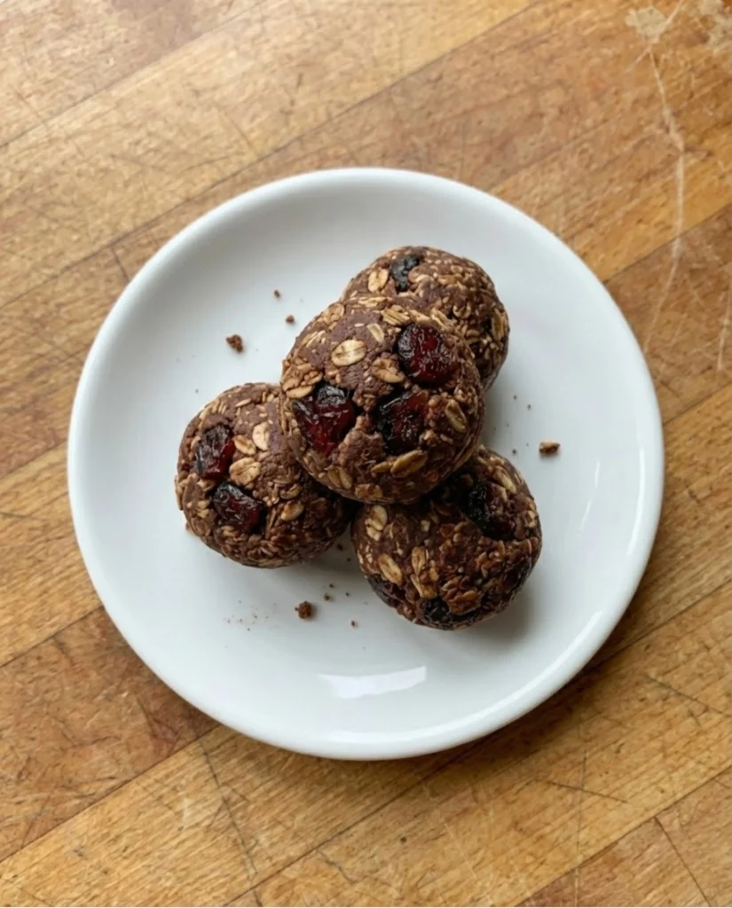 Chocolate Cherry Energy Bites