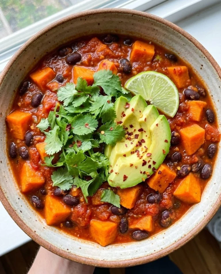 Vegetarian Chili with Sweet Potato