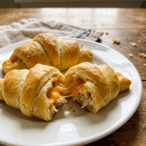 Cheesy Chicken Crescent Rolls