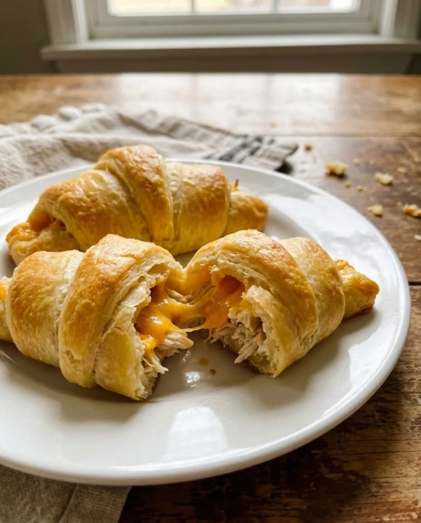 Cheesy Chicken Crescent Rolls