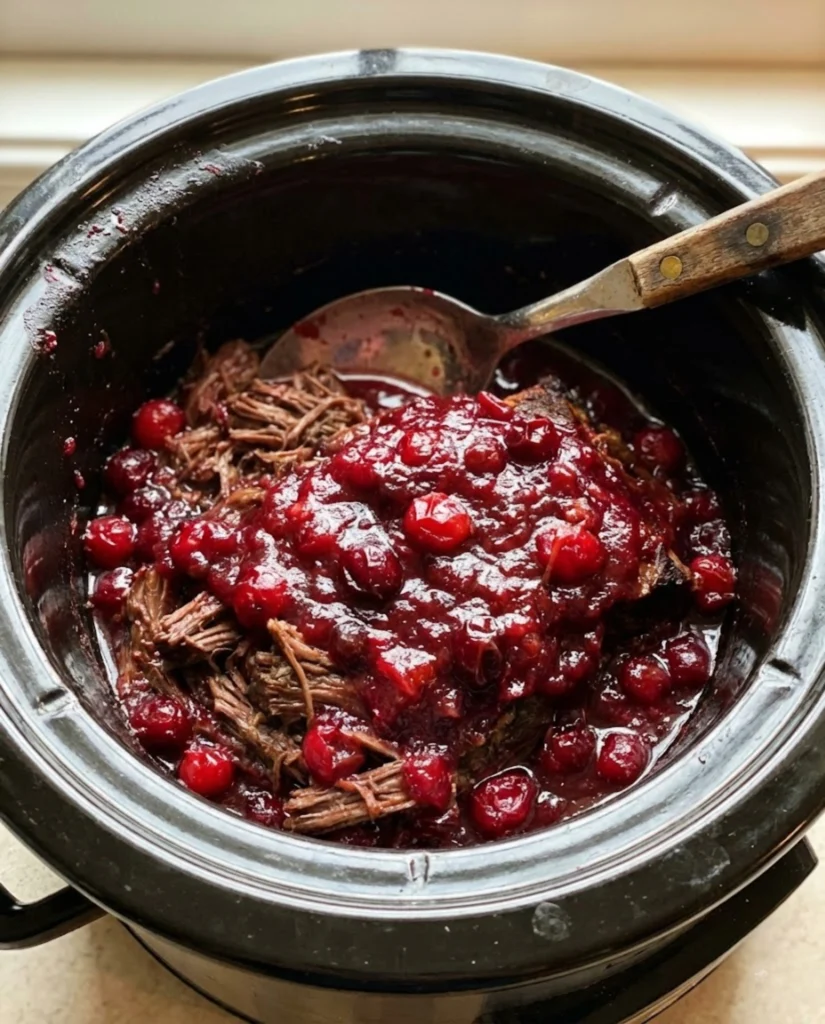 Crockpot Cranberry Pot Roast