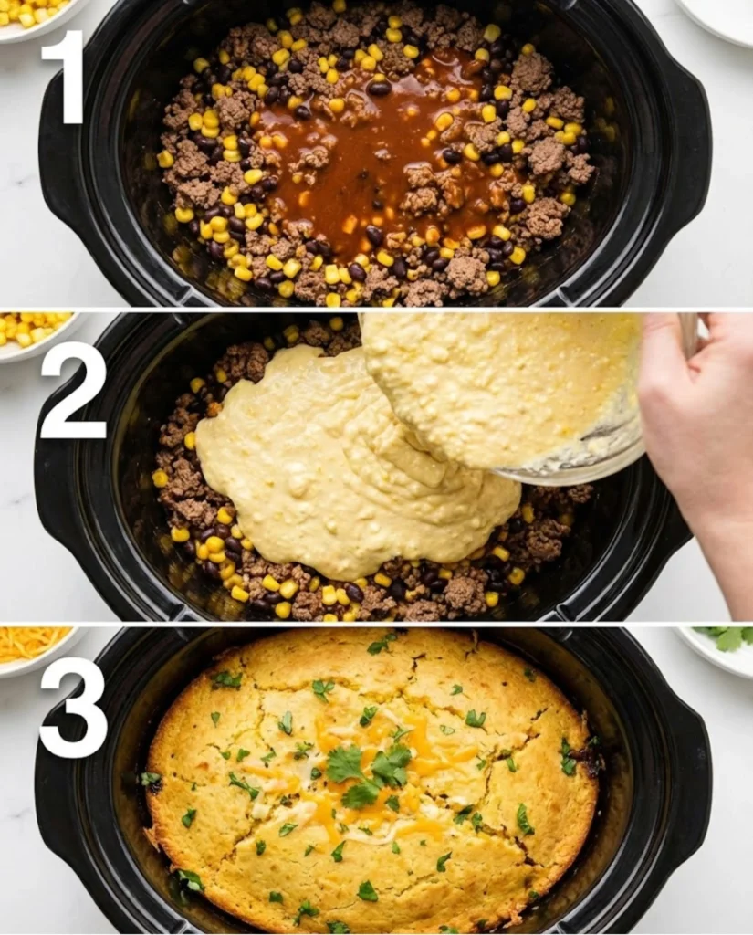 Slow Cooker Tamale Pie