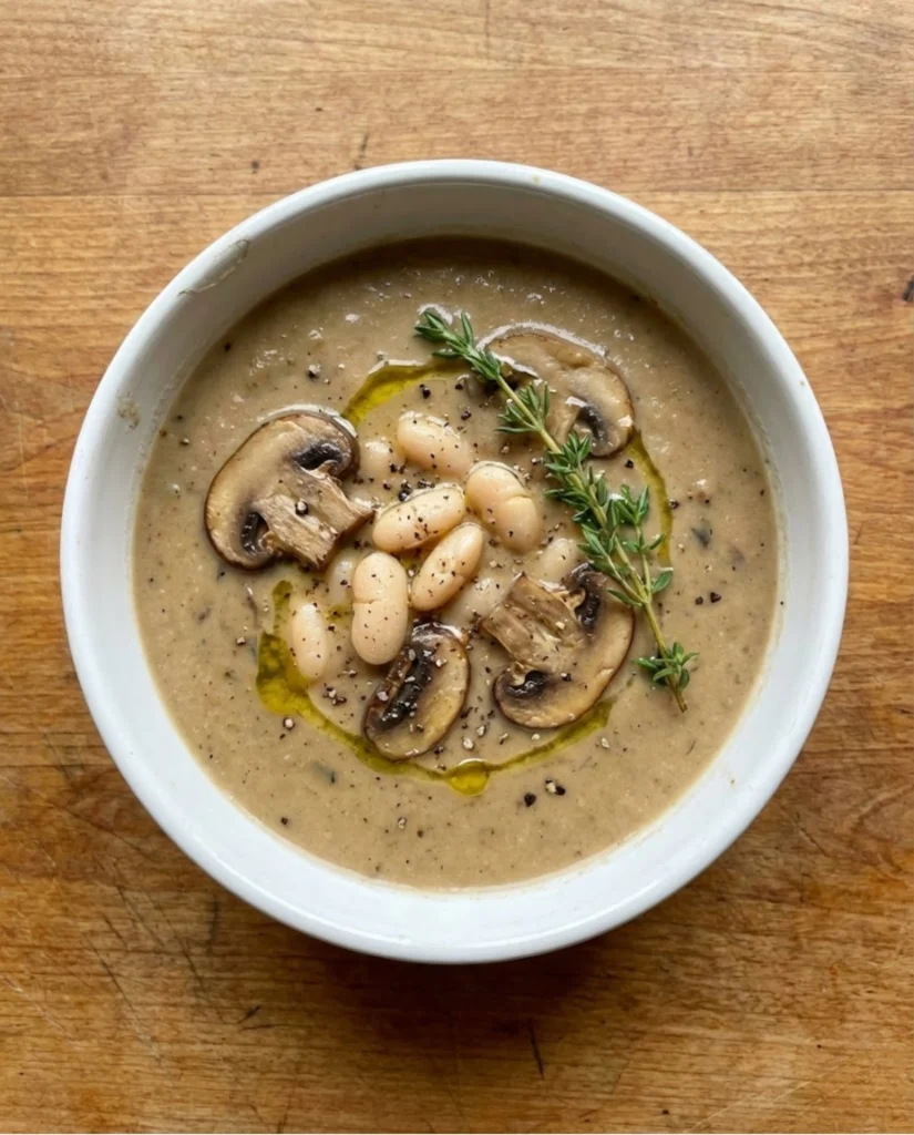Mushroom and Bean Soup