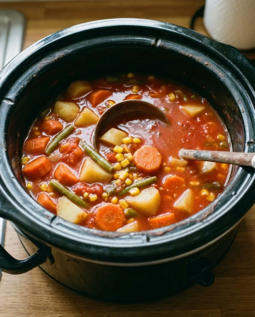 Crock Pot Vegetable Soup