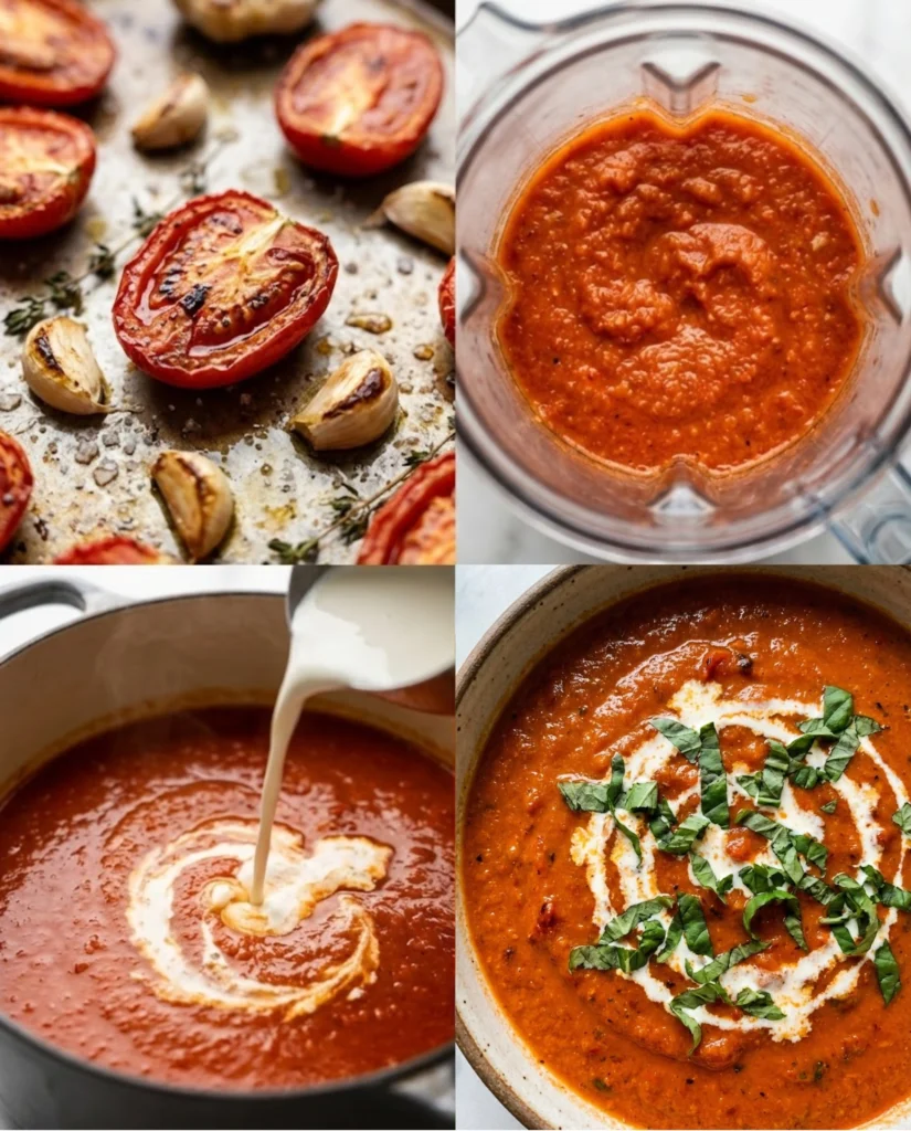 Creamy Roasted Tomato Soup steps