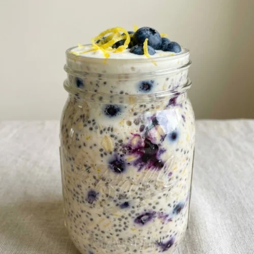 Lemon Blueberry Overnight Oats
