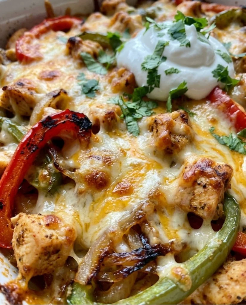 Chicken Fajita Casserole