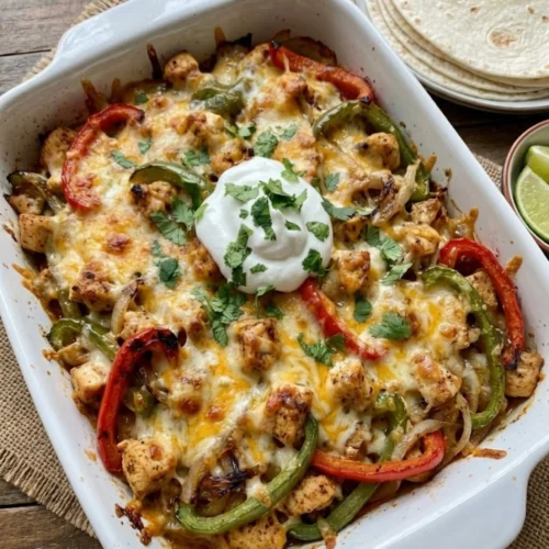 Chicken Fajita Casserole