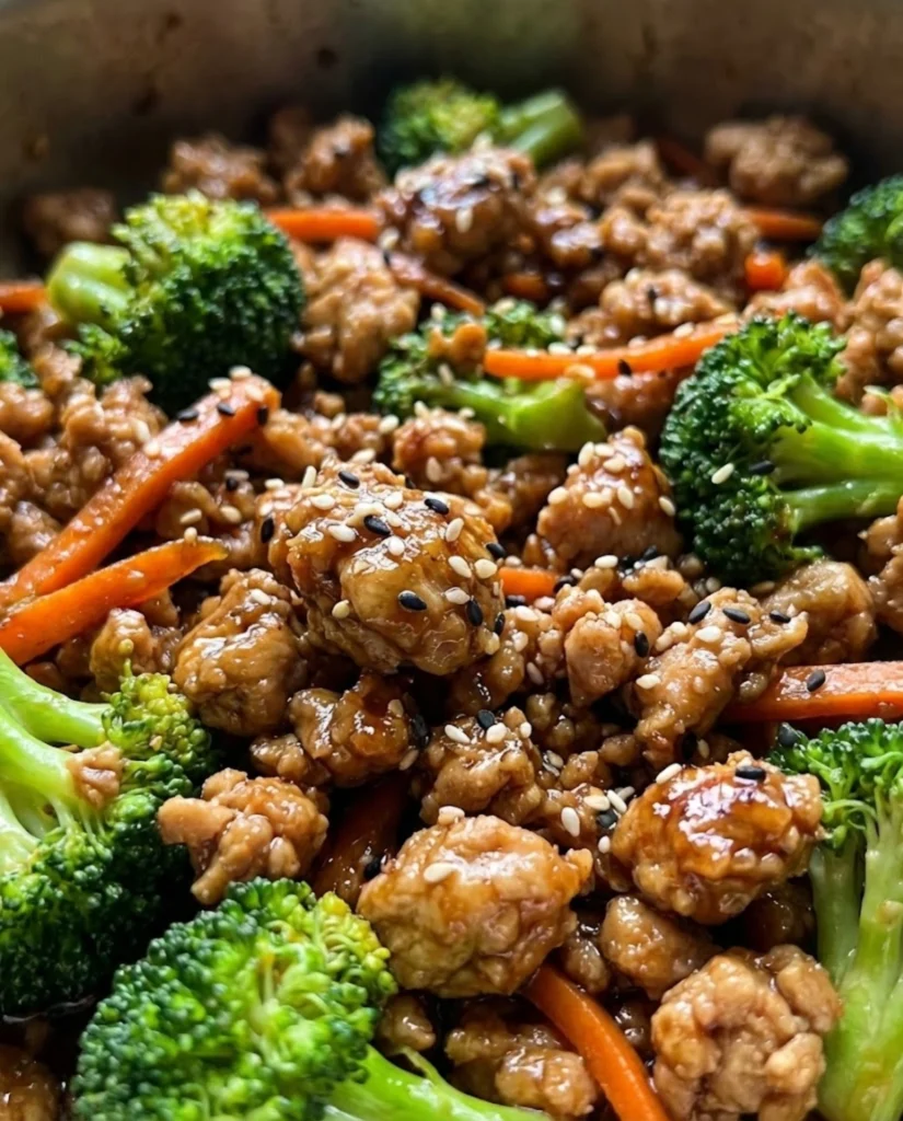 Ground Chicken Stir Fry