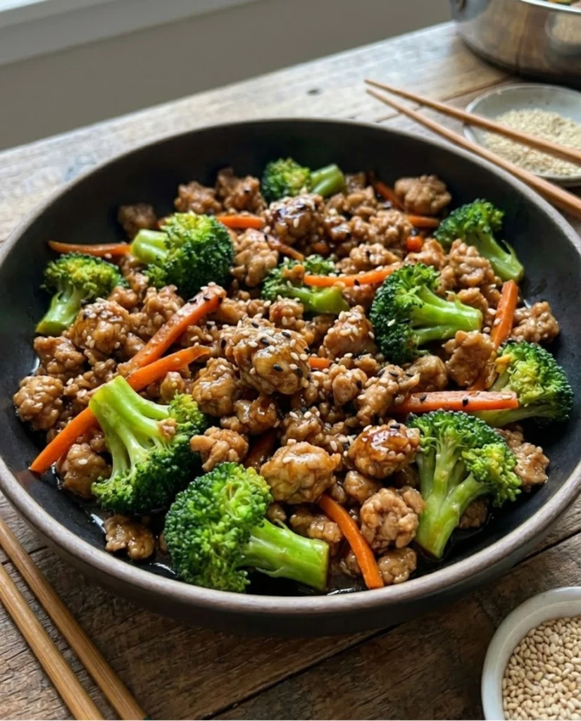 Ground Chicken Stir Fry