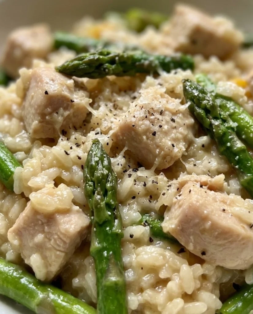 Chicken Asparagus Risotto
