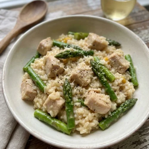 Chicken Asparagus Risotto