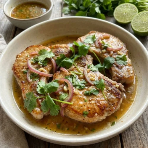Cuban Mojo Pork Chops