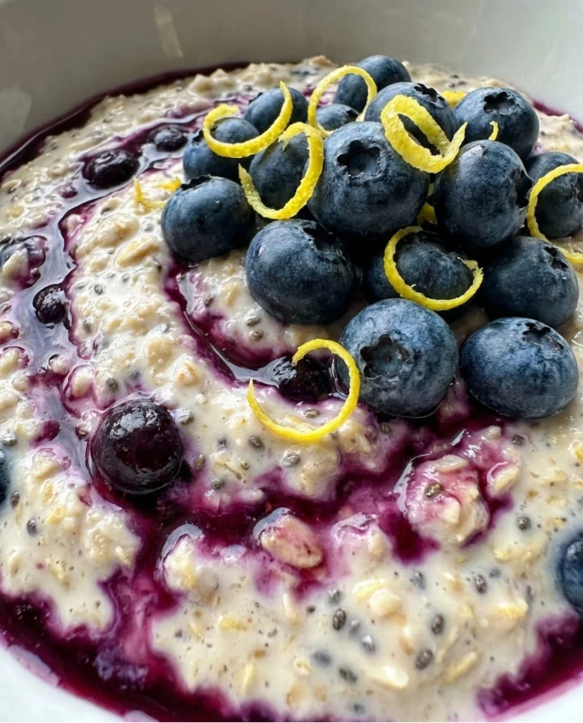 Lemon Blueberry Overnight Oats
