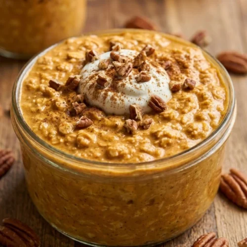 Pumpkin Pie Overnight Oats