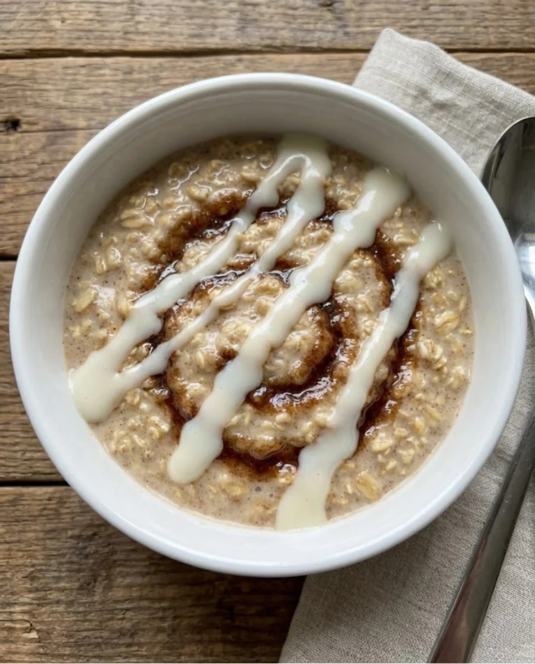 Cinnamon Roll Overnight Oats
