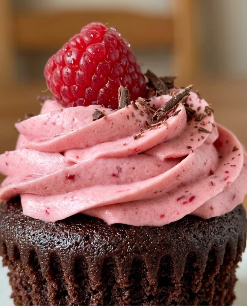 Chocolate Raspberry Cupcakes