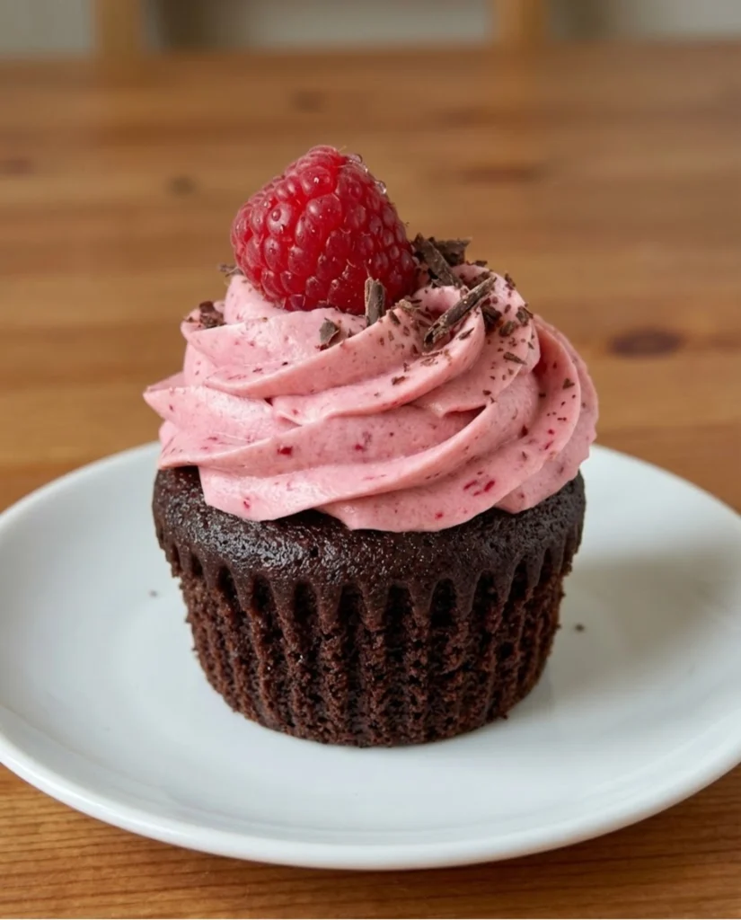 Chocolate Raspberry Cupcakes