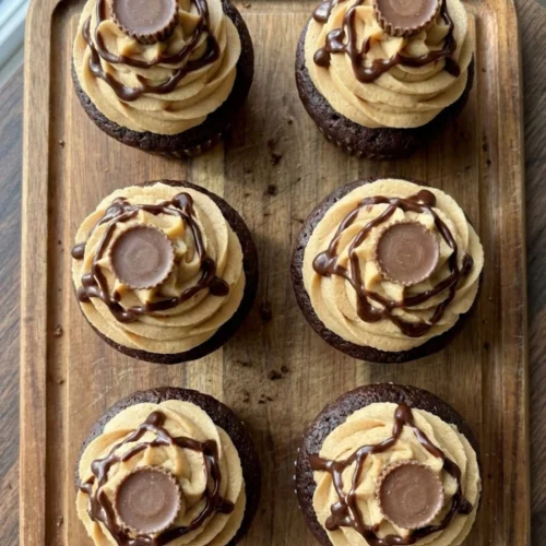 Peanut Butter Chocolate Cupcakes