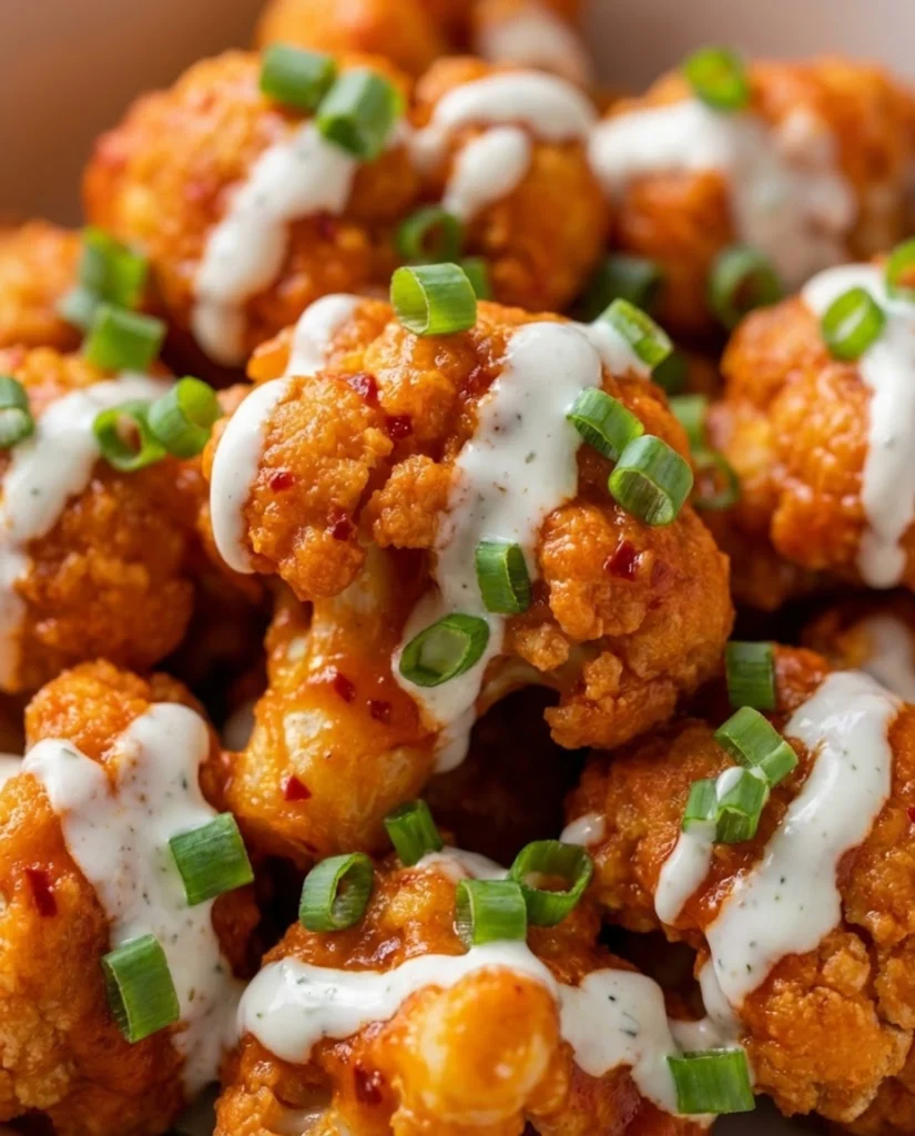 Crispy Buffalo Cauliflower Bites