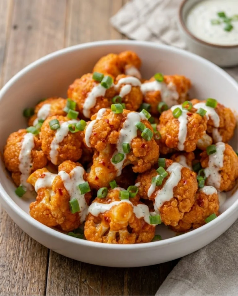 Crispy Buffalo Cauliflower Bites