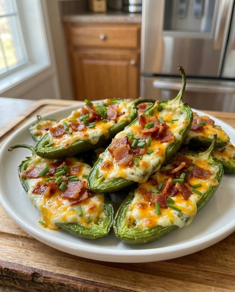 Stuffed Jalapeño Poppers