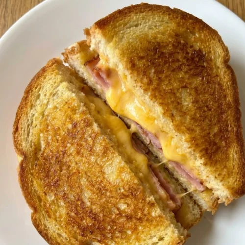 Air Fryer Ham and Cheese Toastie
