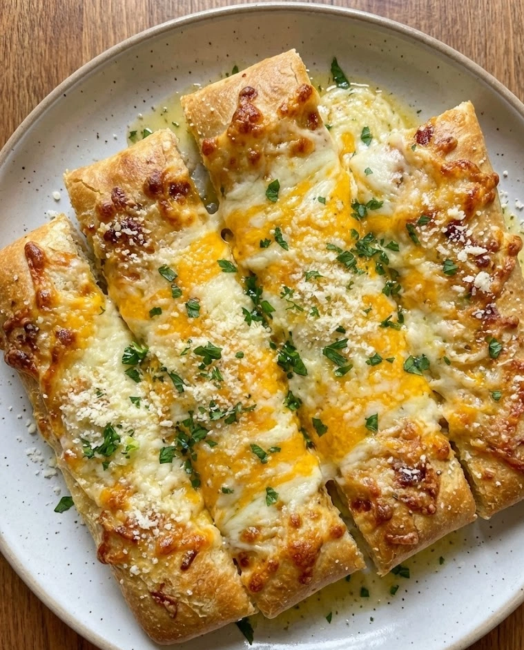 Cheesy Garlic Breadsticks