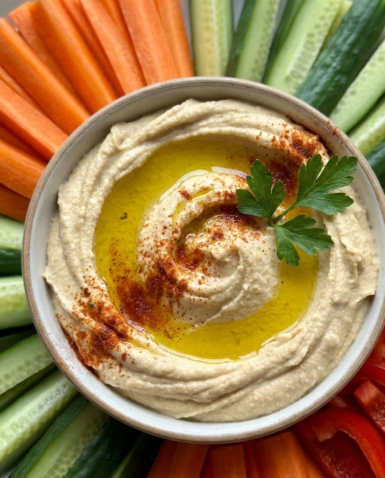 Hummus and Veggie Platter