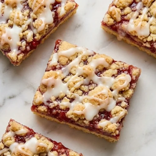Strawberry Shortcake Bars with Buttery Crust