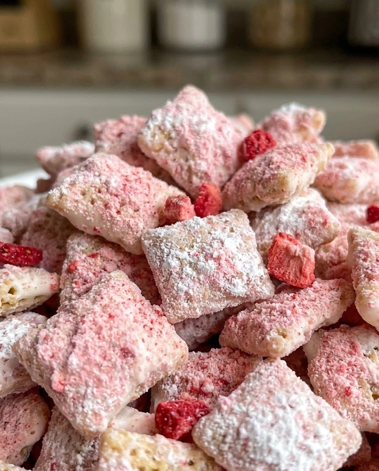 Strawberry Shortcake Puppy Chow