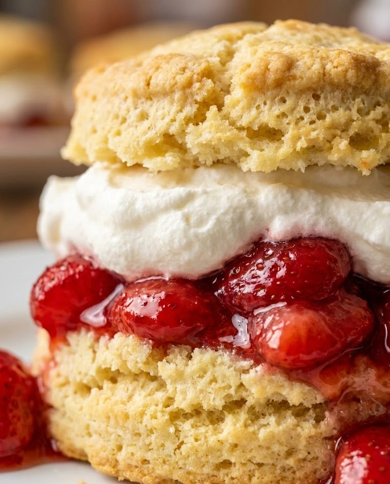 Moist Classic Strawberry Shortcake