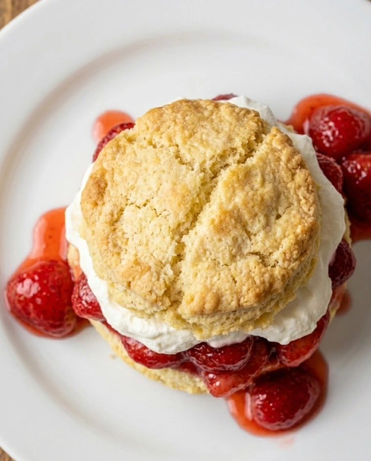 Moist Classic Strawberry Shortcake