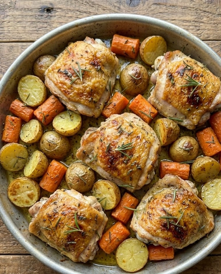 Easy Sheet Pan Chicken Thighs