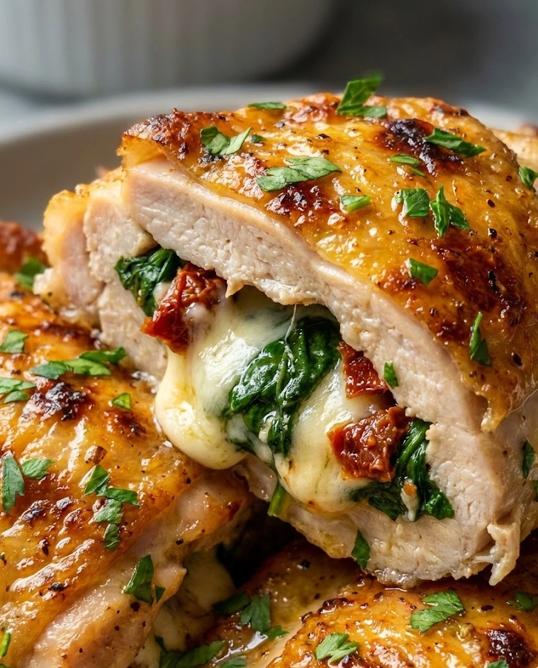 Stuffed Chicken Thighs