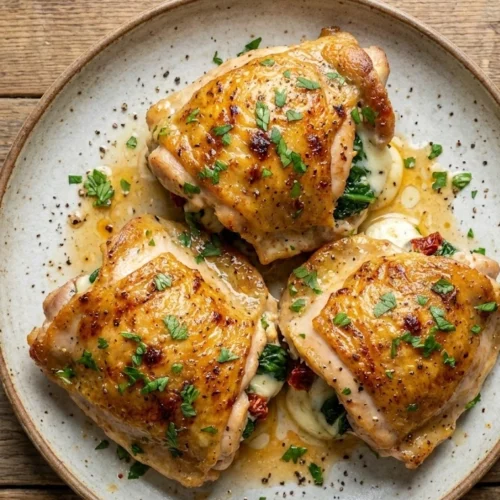 Stuffed Chicken Thighs