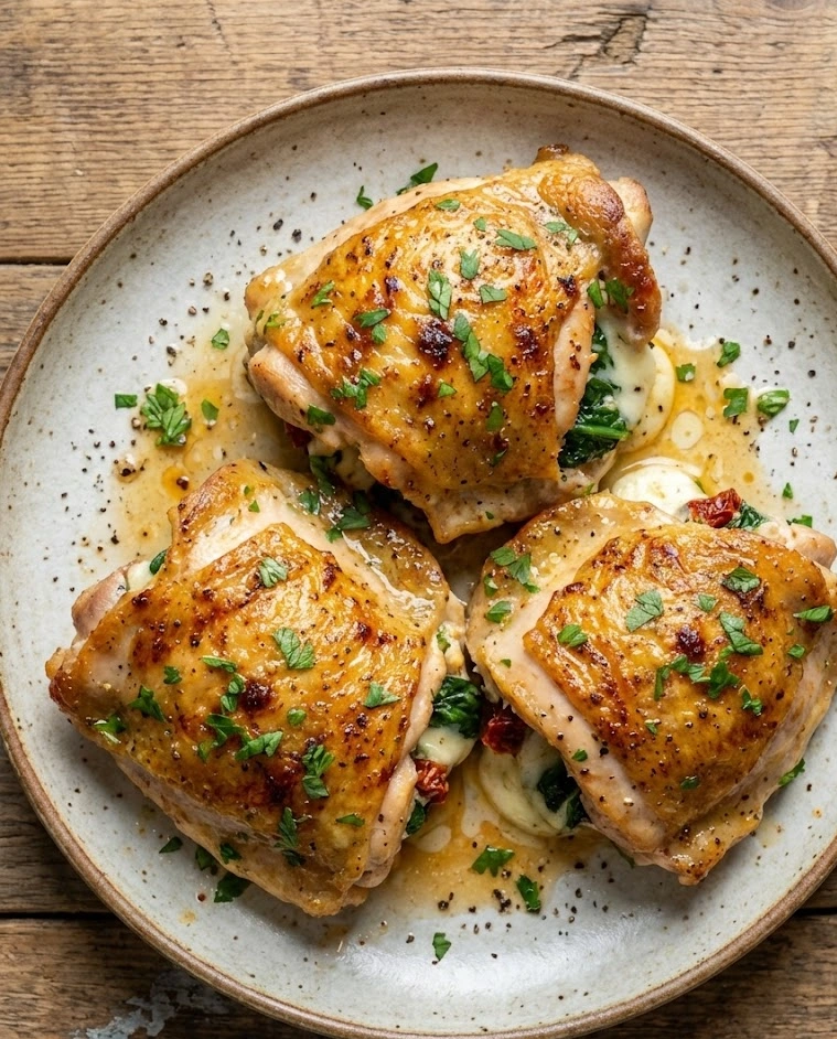 Stuffed Chicken Thighs