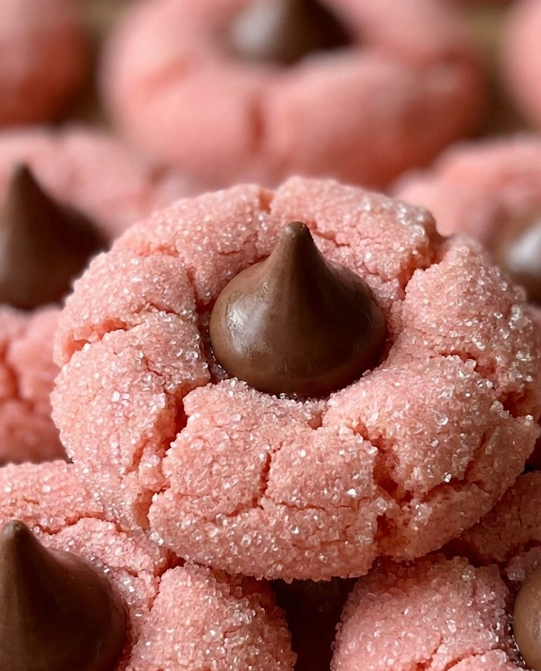 Strawberry Kiss Cookies