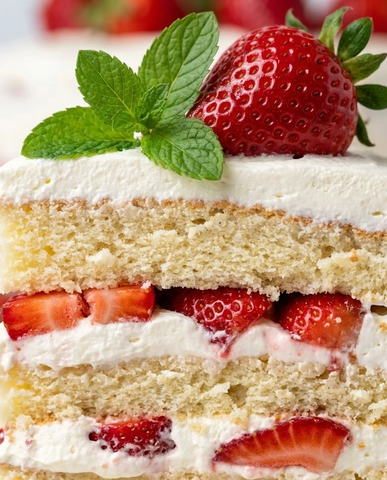 Strawberry Shortcake Cake