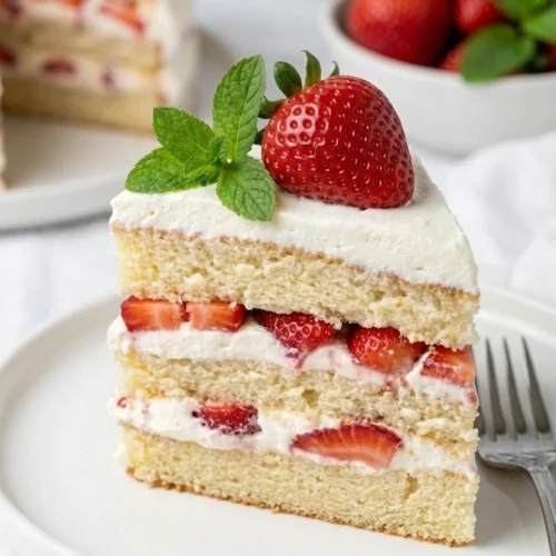 Strawberry Shortcake Cake