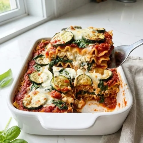 Vegetable Cottage Cheese Lasagna