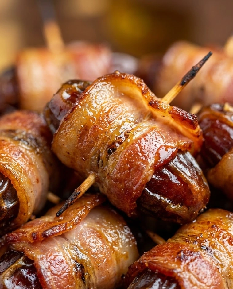 Bacon Wrapped Dates Recipe
