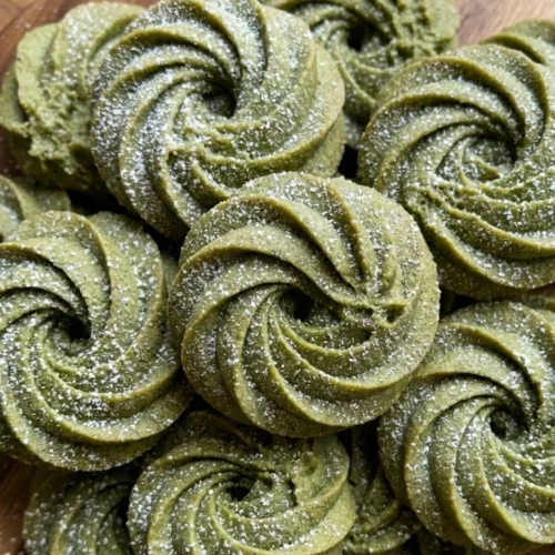 Matcha Butter Cookies