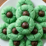 St. Patrick's Day Mint Blossom Cookies