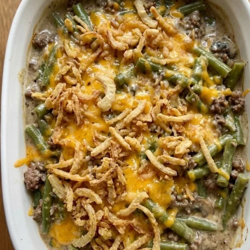 Hamburger Green Bean Casserole