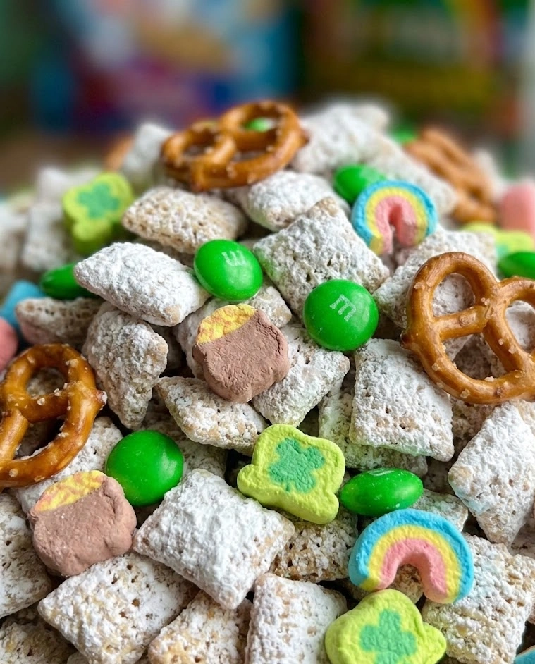 St. Patrick's Day Puppy Chow