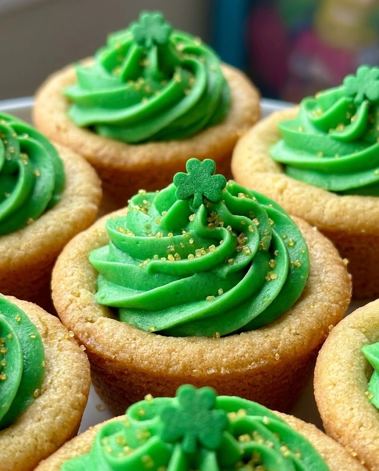 Shamrock Cookie Cups