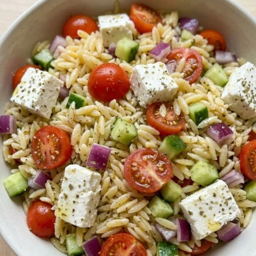 Greek Orzo Pasta Salad