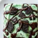 St. Patrick's Day Mint Oreo Brownies