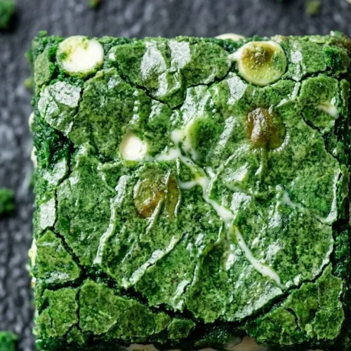 Fudgy Green Velvet Brownies